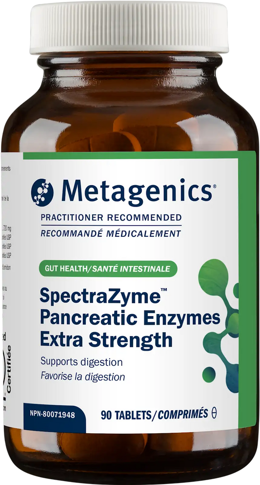 Metagenics SpectraZyme Pancreatic Enzymes Extra Strength 90 T   90Tablets