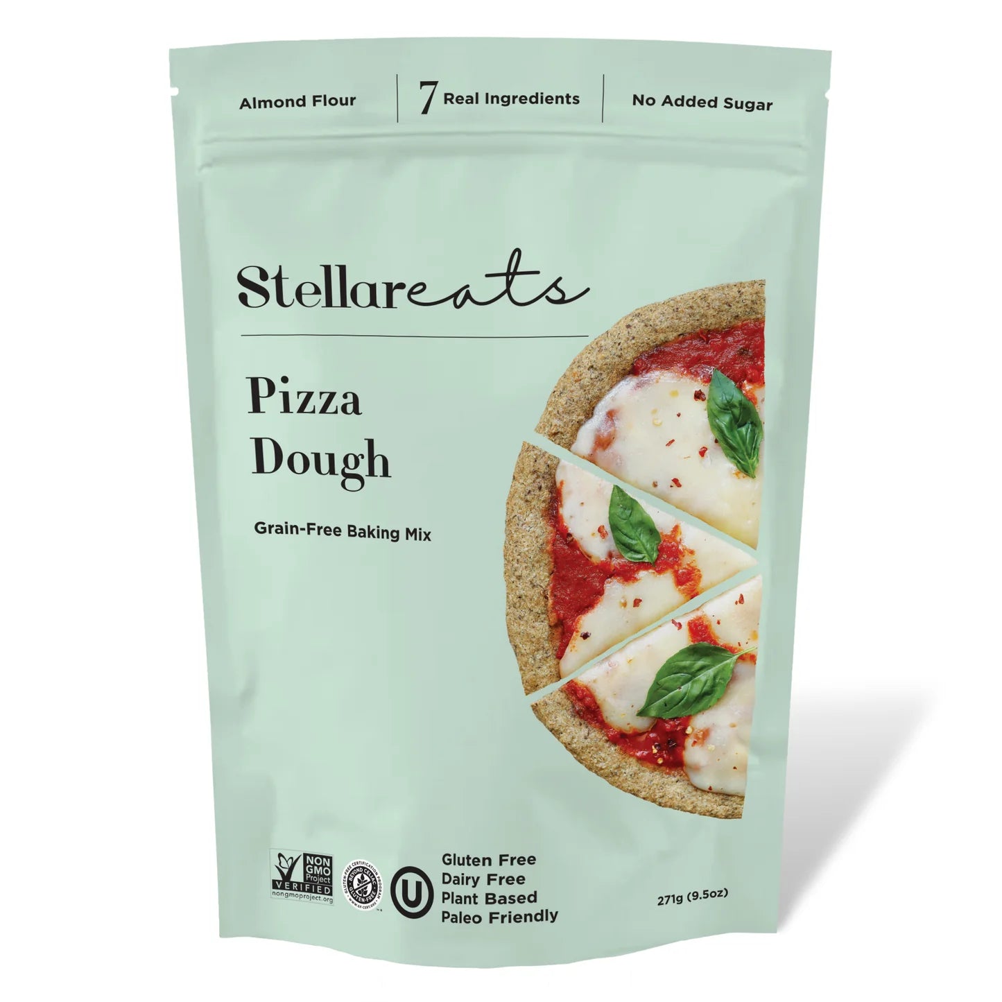 Stellar Eats    Stellar Eats Baking Mix    Flavour: Pizza Dough 
Container Size: 271 g    Case of 6