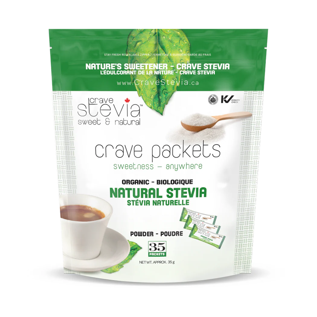 CRAVE STEVIA    Stevia Packets 35Ct