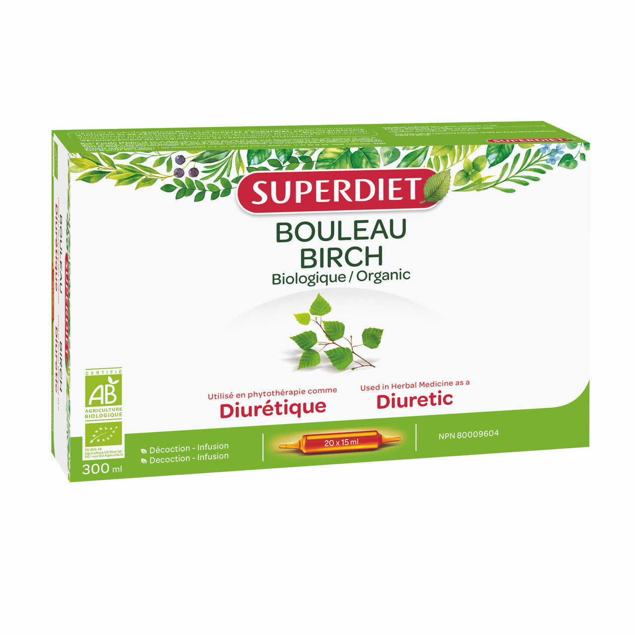 Superdiet   Birch   20 x 15 ml