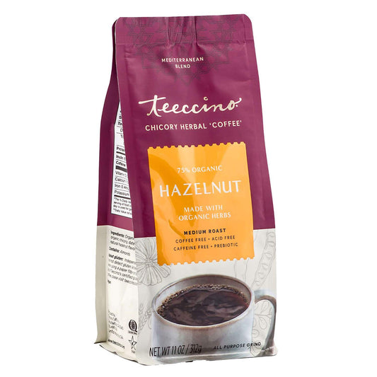 Teeccino   Herbal Coffee   Hazelnut Chicory300G