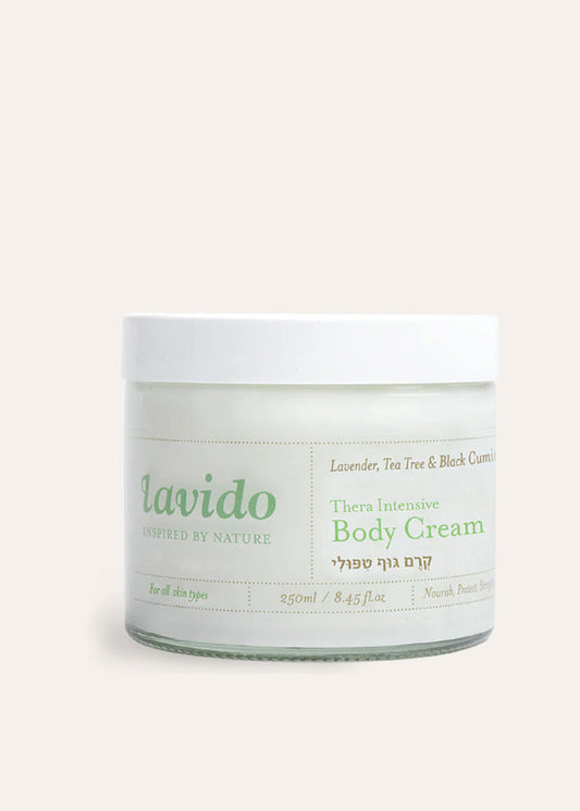 LAVIDO   Thera-Intensive Body Cream - Lavender, Tea Tree & Black Cumin Seed   250 ml