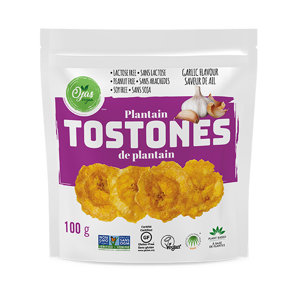 Ojas Vegan   Garlic Plantain Tostones   100 g