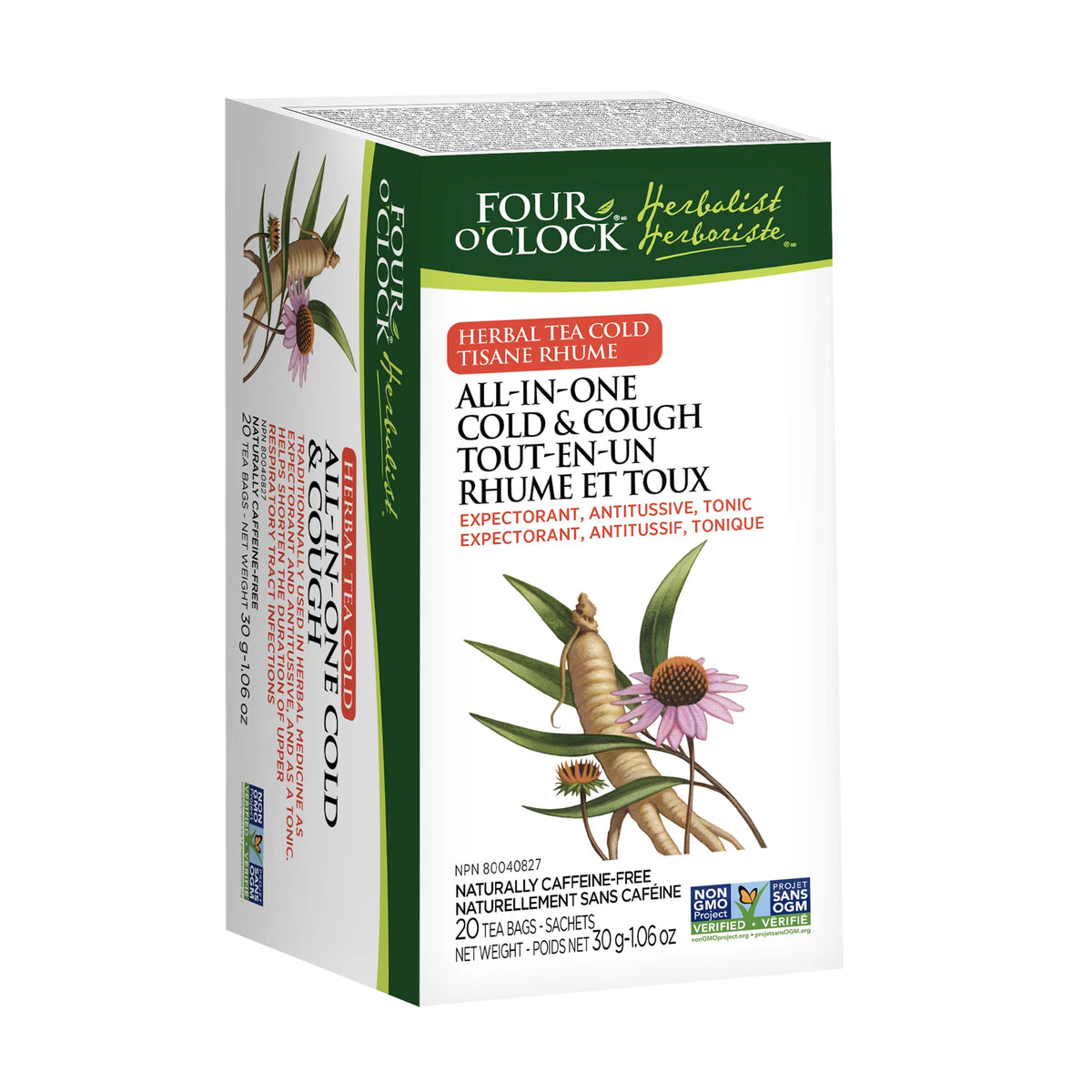 Four O'Clock - All-in-one Cold & Cough Day - 6 x 20bg