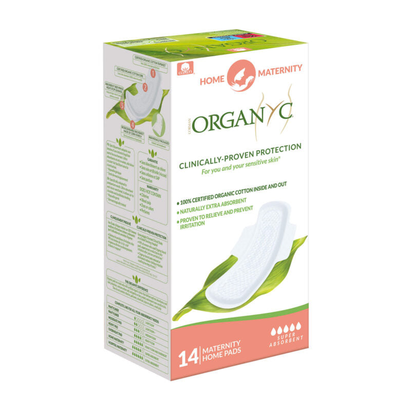 Organyc   Home Post-Partum/Maternity Pads 14ct