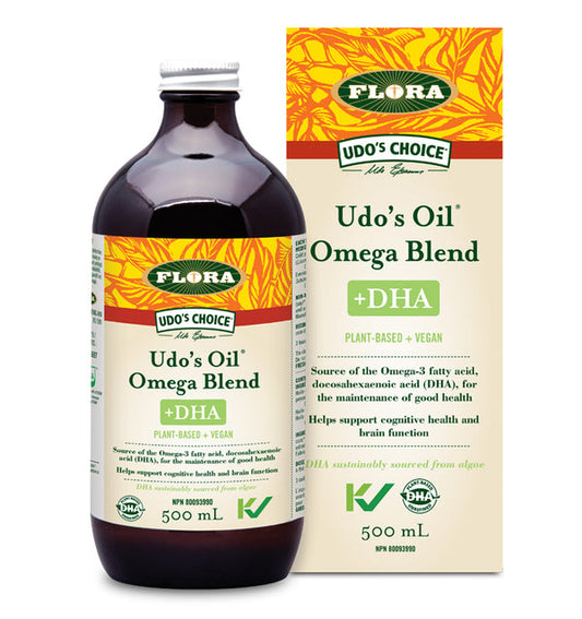 Flora   Udo’s Oil® Omega Blend + DHA ***500 mL