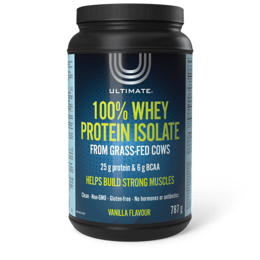 ULTIMATE   100% Whey Protein  Isolate · Vanilla   787 g Powder