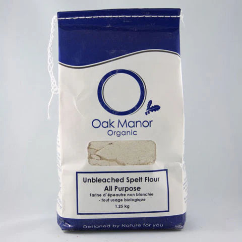 OAK MANOR - Spelt Flour, Unbleached, Organic (vegan)    10kg
