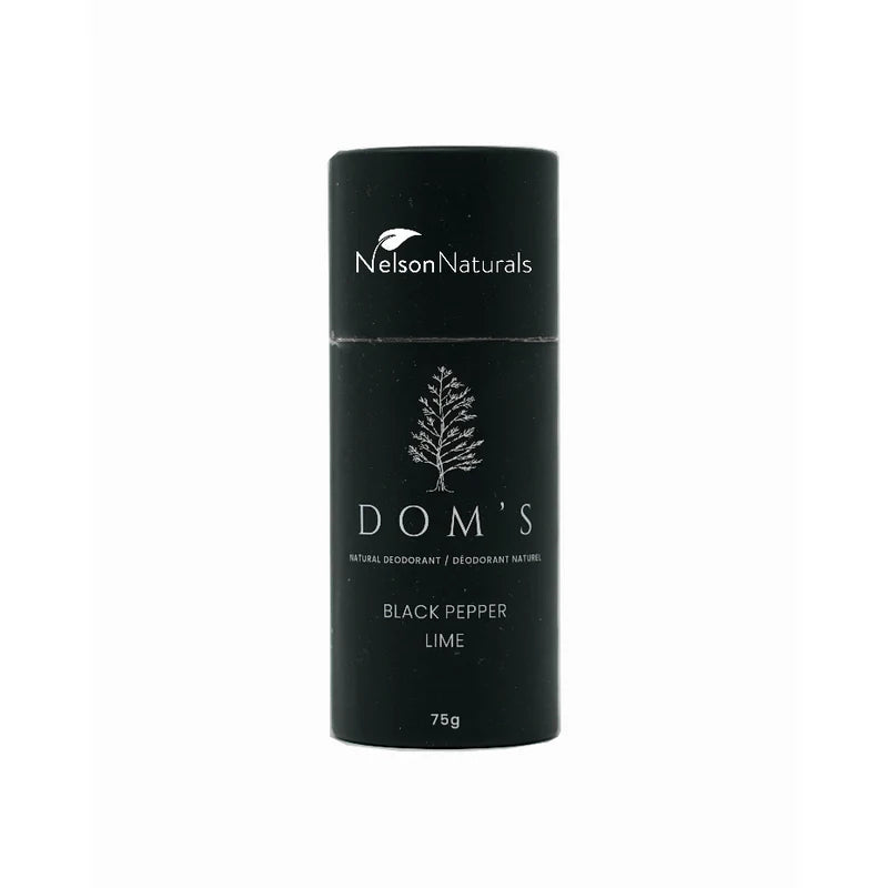 DOMS NATURALS   Black Pepper/Lime Stick Deodorant  75g