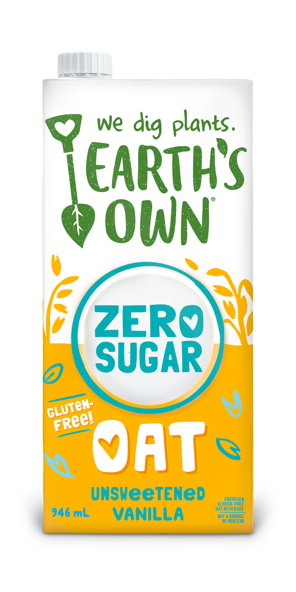 EARTH’S OWN -  Oat, Zero Sugar, Unsweetened Vanilla     946ml