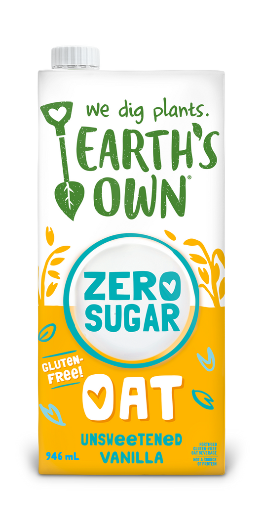 EARTH’S OWN -  Oat, Zero Sugar, Unsweetened Vanilla     946ml