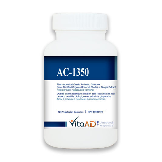 VitaAid   AC-1350 (Pharmaceutical Grade Activated Charcoal)   126v