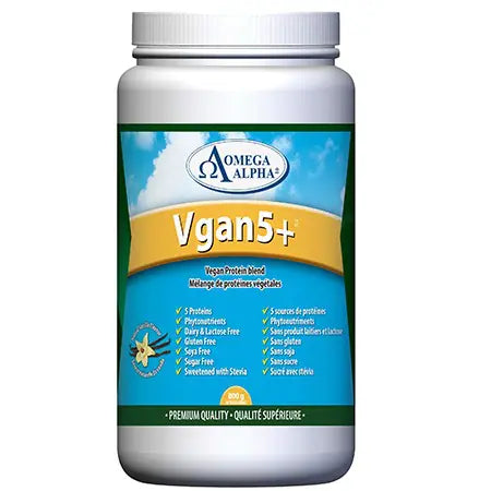 Omega Alpha   Protein Vgan5+™ | Vanilla Flav   800 g