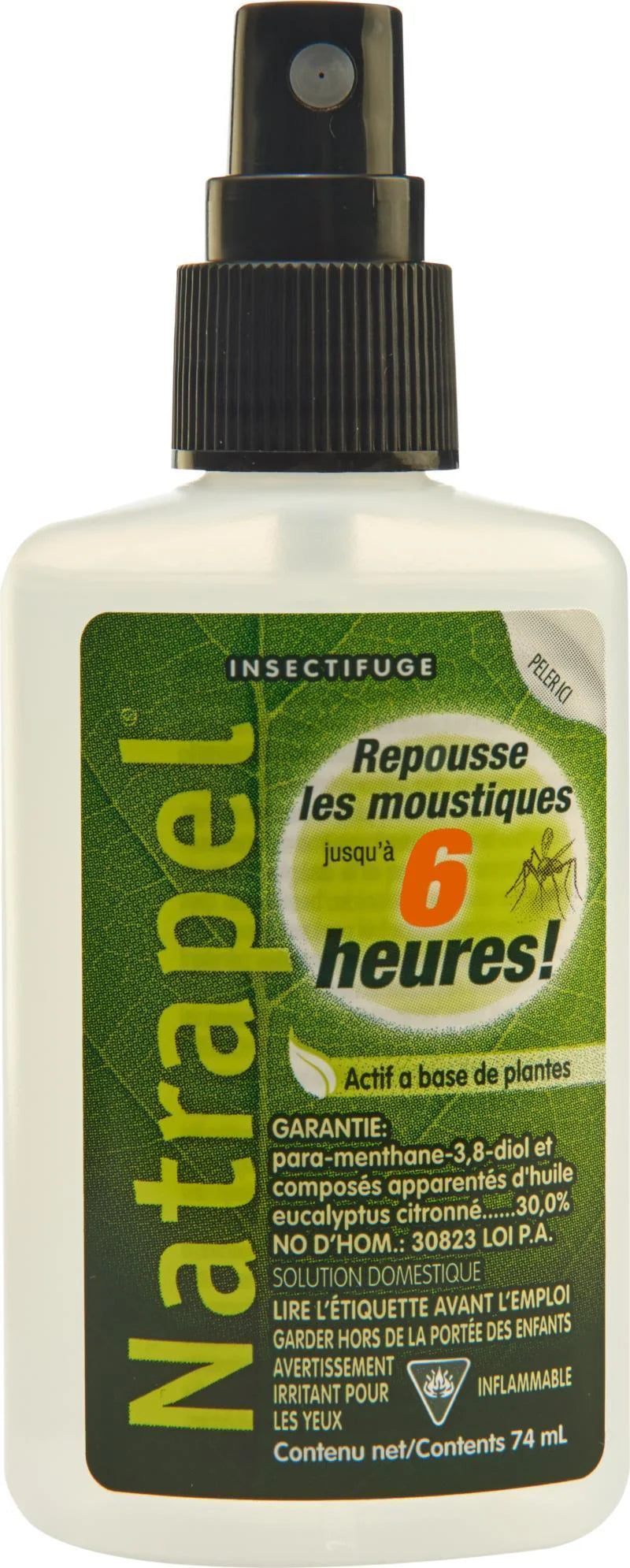 NATRAPEL INSECT REPELLENT EUCALYPTUS LEMON 74ML