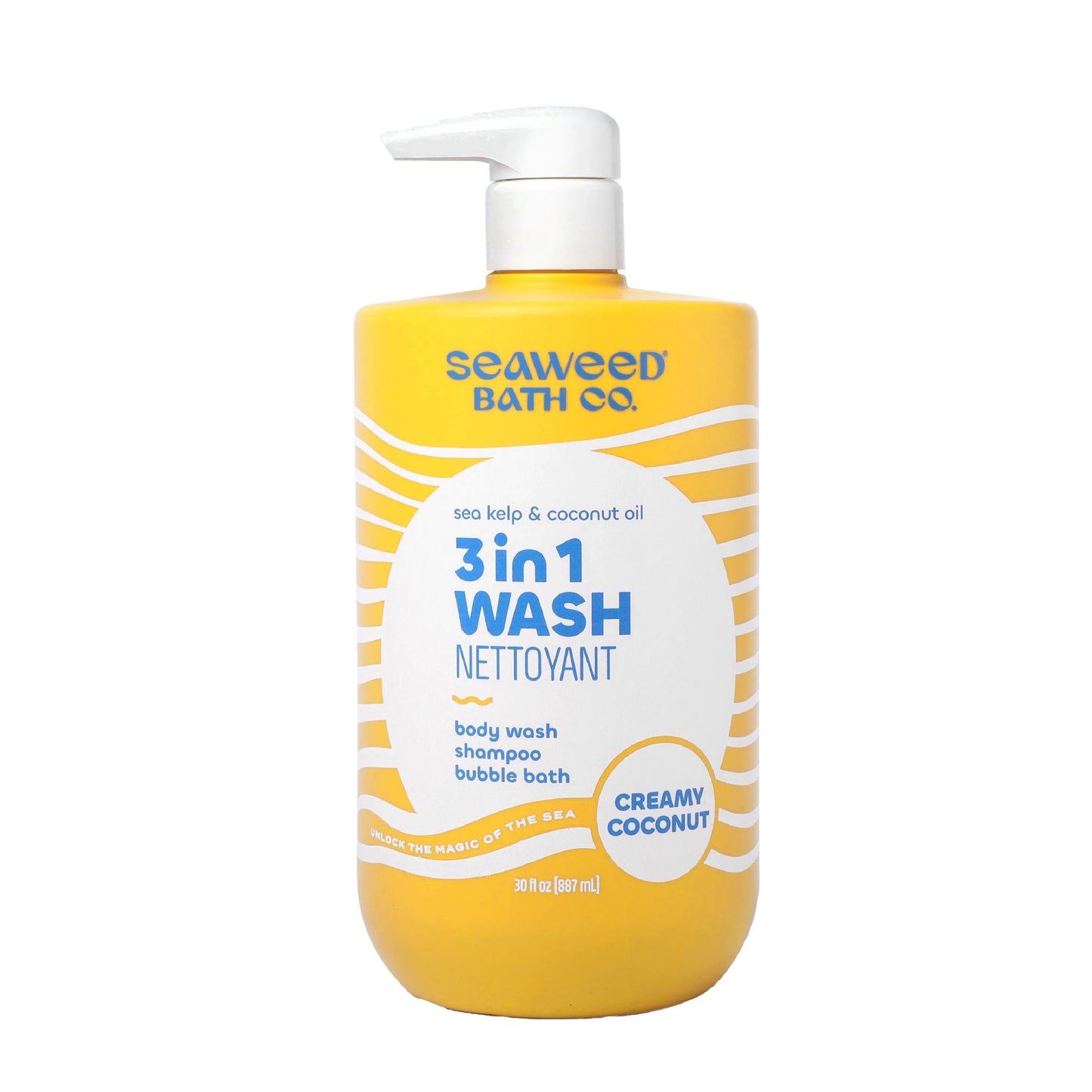 The Seaweed Bath Co.   3 in 1 Wash - Creamy Coconut 887ml