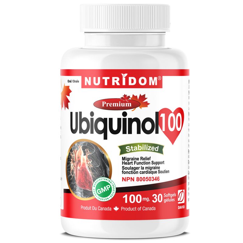 NUTRIDOM®    Ubiquinol 100 30 Softgels
