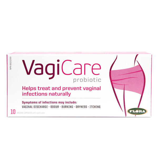 Flora   VagiCare Probiotic Suppository 10 caps