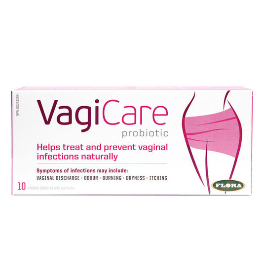 Flora   VagiCare Probiotic Suppository 10 caps