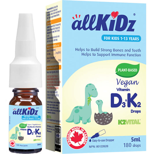 ALLKIDZ   Vegan Vitamin D3&K2 Drops   5ml