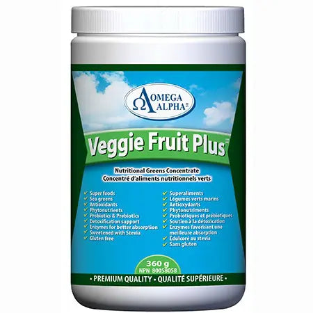 Omega Alpha   Veggie Fruit  Plus™ | Natural Flav   200 g