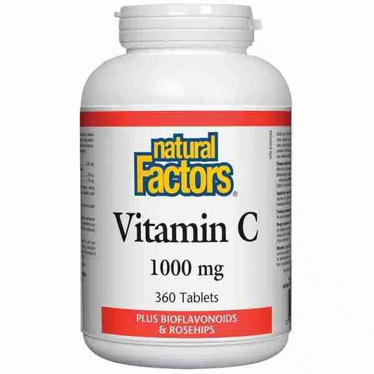 Natural Factors   Vitamin C Plus Bioflavonoids & Rosehips   360 tabstabs