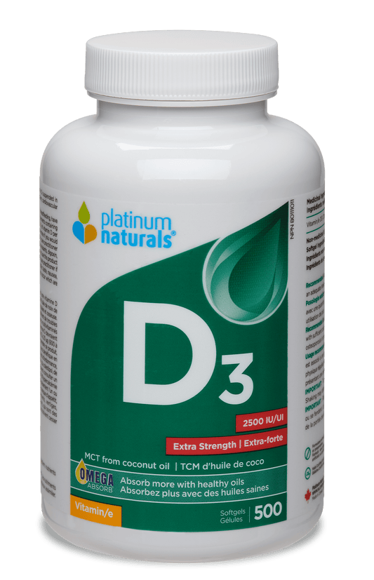 Platinum Naturals-Vitamin D3 2500 IU Extra Strength