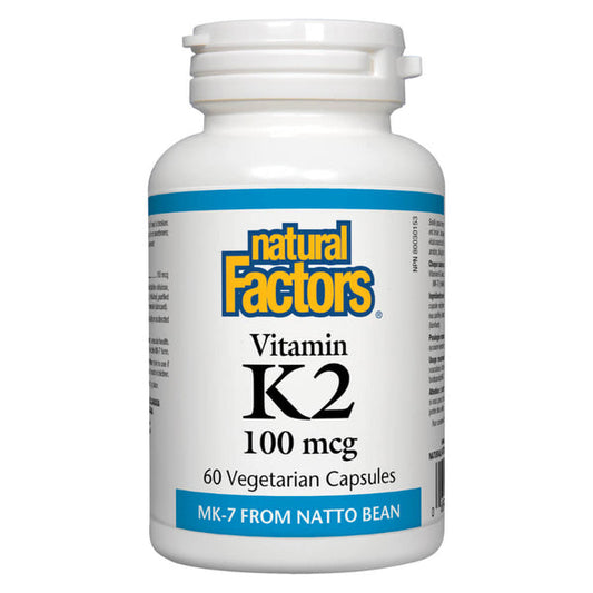 Natural Factors   Vitamin K2 100 mcg   60 vcapsvcaps