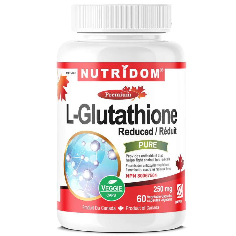 NUTRIDOM®    L-Glutathione (Fermented) 60 Vcaps