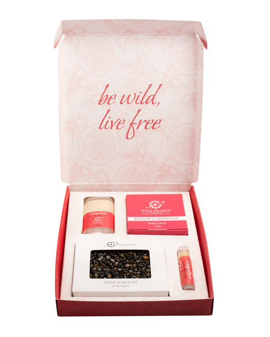 Wild Prairie Soap-Signature Series Gift Set - Grapefruit