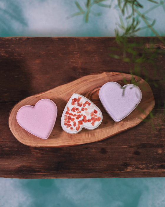 Wild Prairie Soap-Bath Heart Trio
