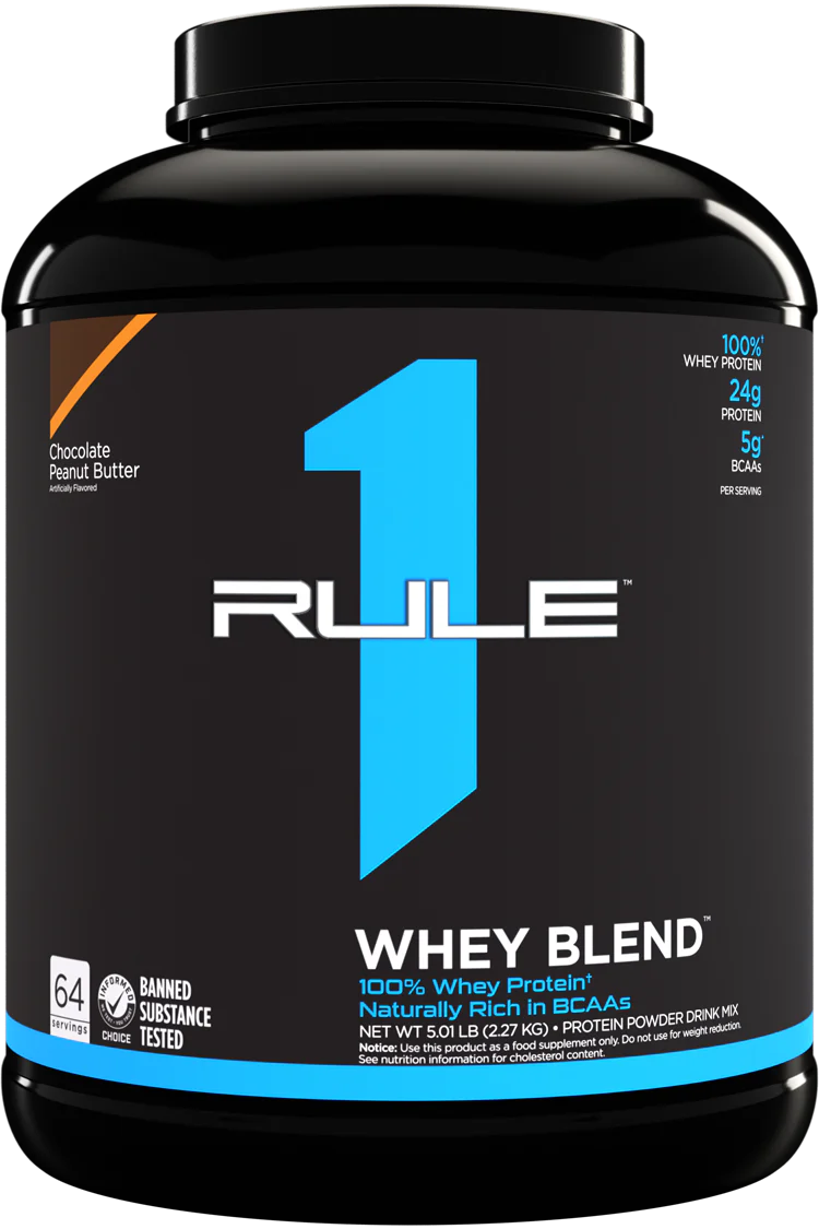 RULE 1   R1 WHEY BLEND   CHOCOLATE PEANUT BUTTER   5lbs