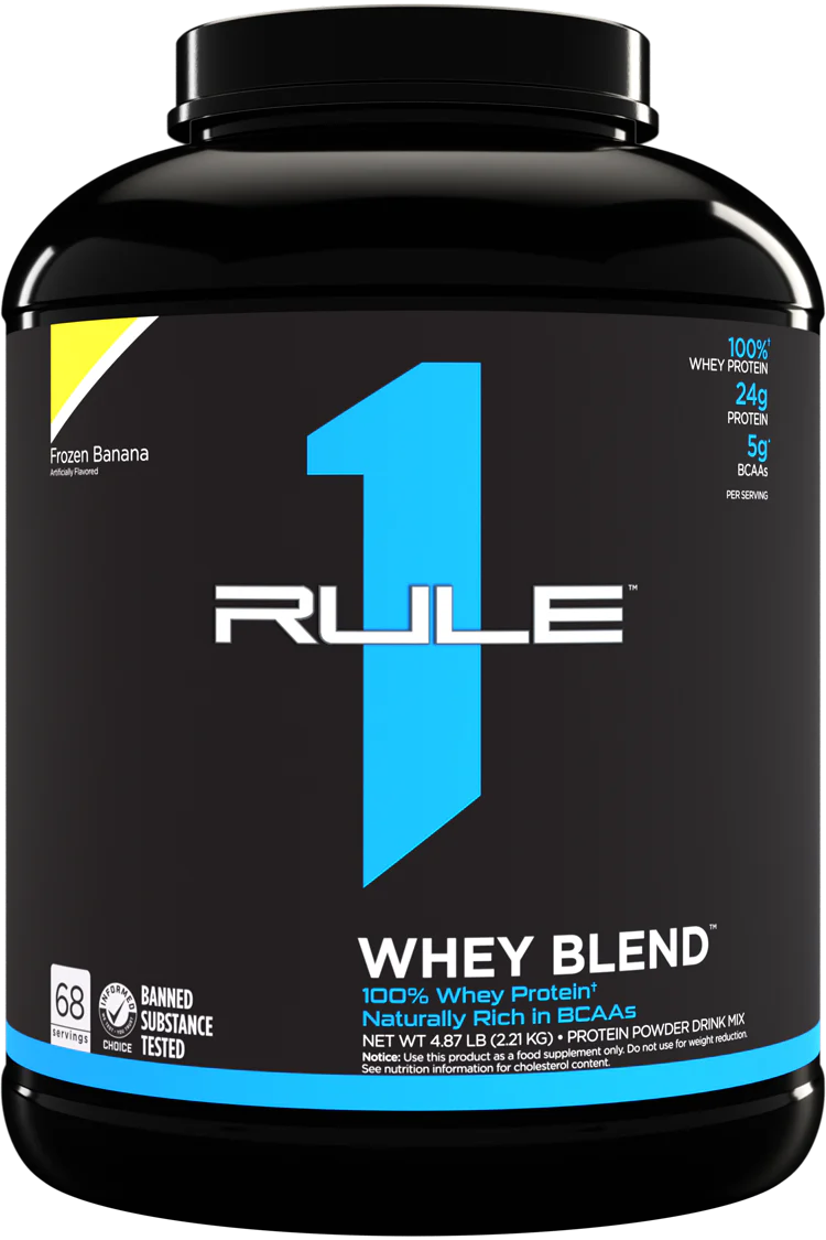 RULE 1   R1 WHEY BLEND   FROZEN BANANA   5lbs
