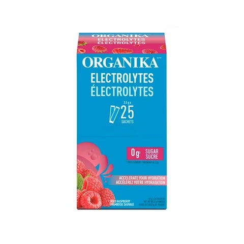Organika   ELECTROLYTES WILD RASPBERRY 3.5G DISPLAY 25BOX