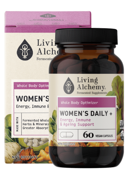 Living Alchemy Womens's Daily - Energy, Immune & Ageing Support - 60caps