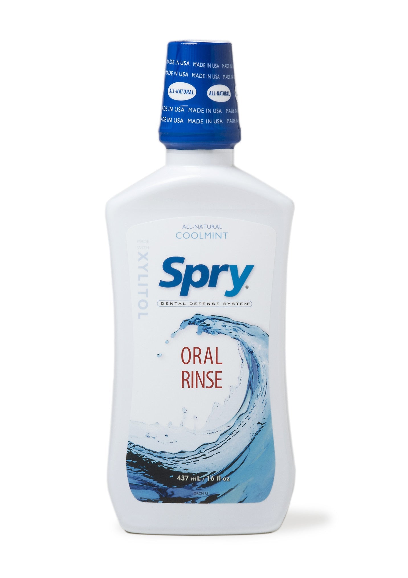 SPRY   SPRY ORAL RINSE, COOL MINT, 473mL