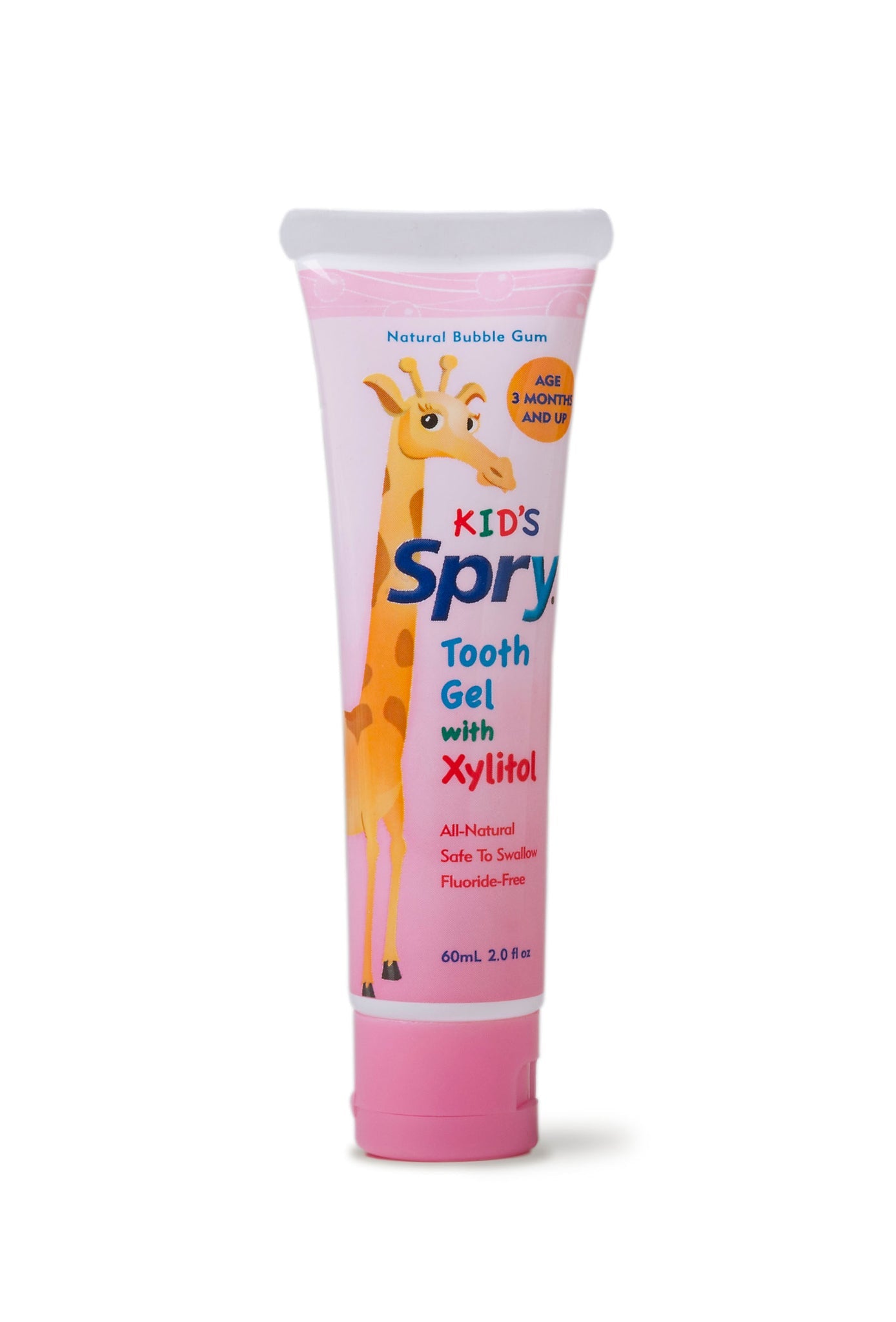 SPRY   KID'S SPRY TOOTH GEL, BUBBLE GUM, 60ml