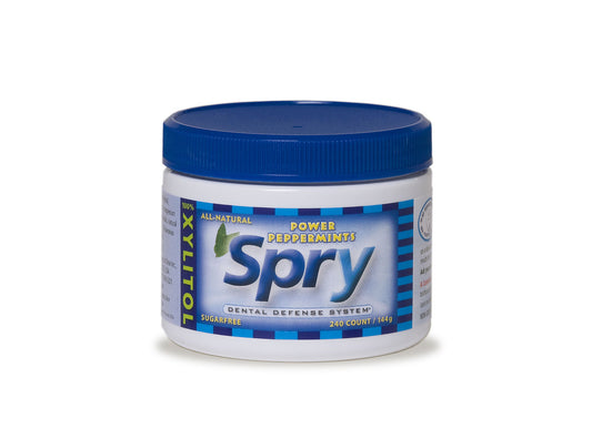 SPRY   SPRY MINTS, PEPPERMINT, 240s