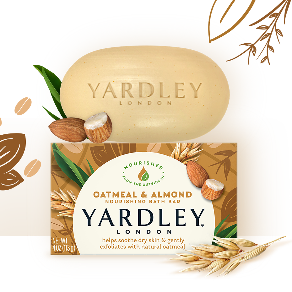 YARDLEY BAR SOAP OATMEAL & ALMOND 120G
