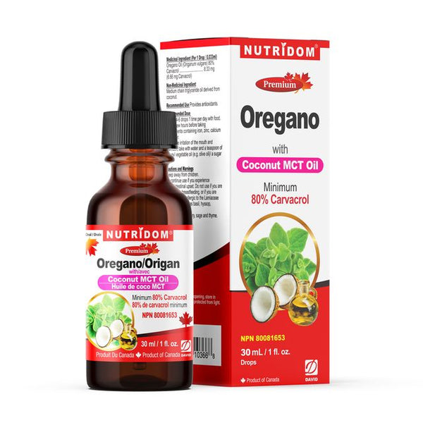 NUTRIDOM®    Oregano with MCT Oil Drops 30 ml