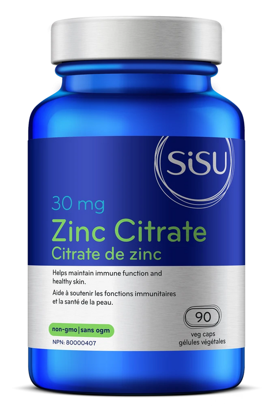 SISU - Zinc Citrate 30 mg  90 Vcaps
