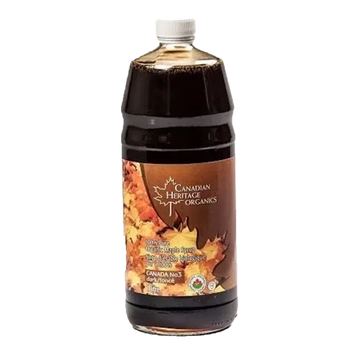 CANADIAN HERITAGE ORGANICS    Org CDN Gr A Dark Maple Syrup 1L