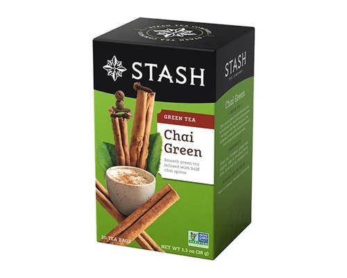 STASH TEA    Premium Green Tea & White Tea Blends    STASH TEA    Premium Green Tea & White Tea Blends    Green Chai Tea 20bg