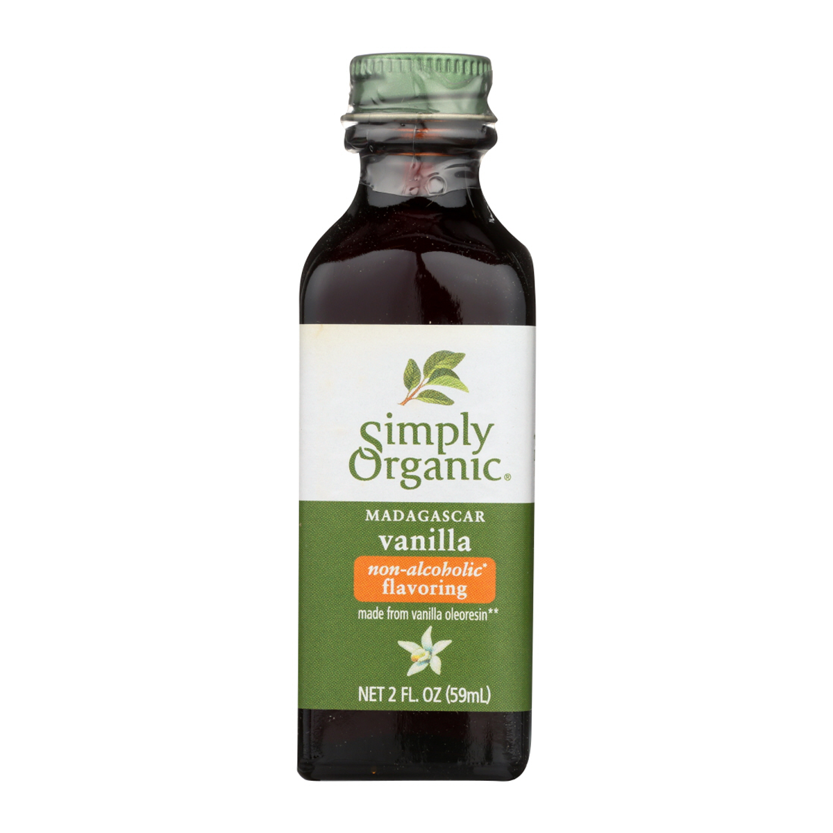 SIMPLY ORGANIC    Org Vanilla Ext Non Alcoholic 59mL