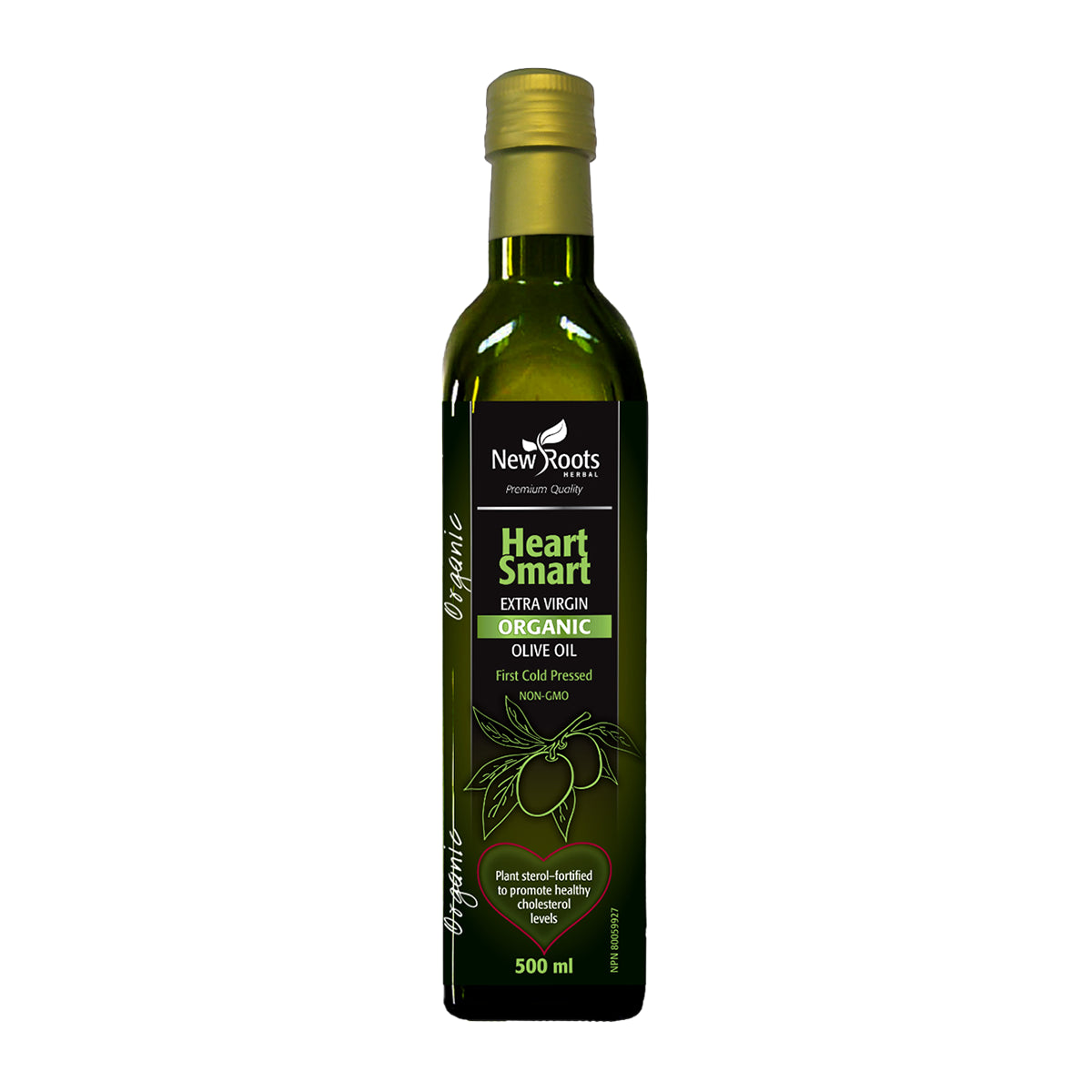 NEW ROOTS    Heart Smart Extra Virgin Organic Olive Oil    500 ml