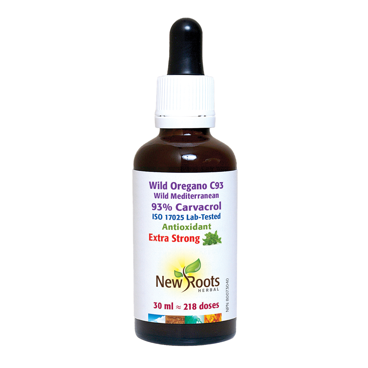 New Roots - Wild Oregano C93 Extra Strong · 1:3 Blend Oregano Oil to Olive Oil