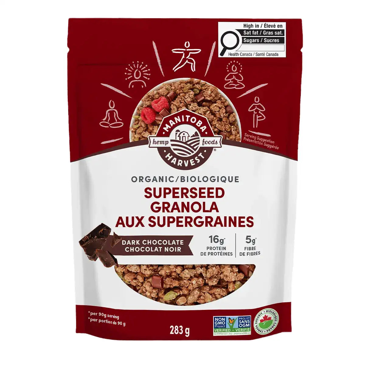 Manitoba Harvest - Organic Hemp Granola Dark Chocolate - 283g