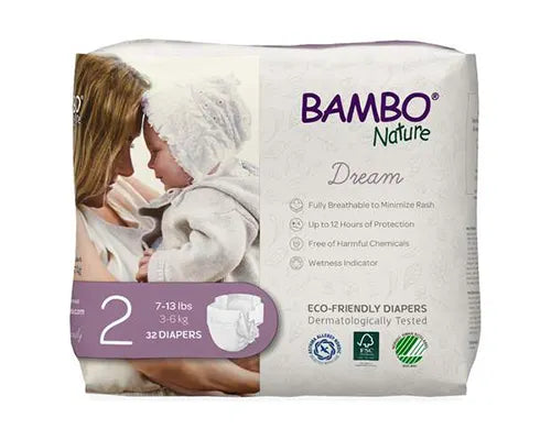 Bambo Nature - Bambo Nature Baby Diapers 32 Count Size 2