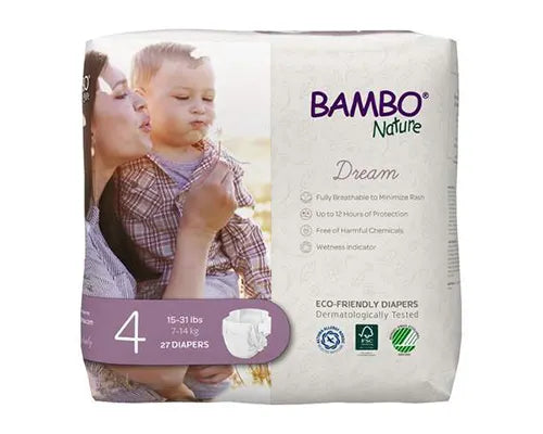 Bambo Nature - Bambo Nature Baby Diapers 27 Count Size 4