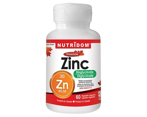 NUTRIDOM®    Zinc Bisglycinate 60 Vcaps