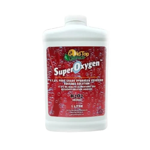 Gold Top Organics - Hydrogen Peroxide 17.5% Food Grade - 1L